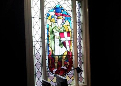 Original Stained Glass in King Office